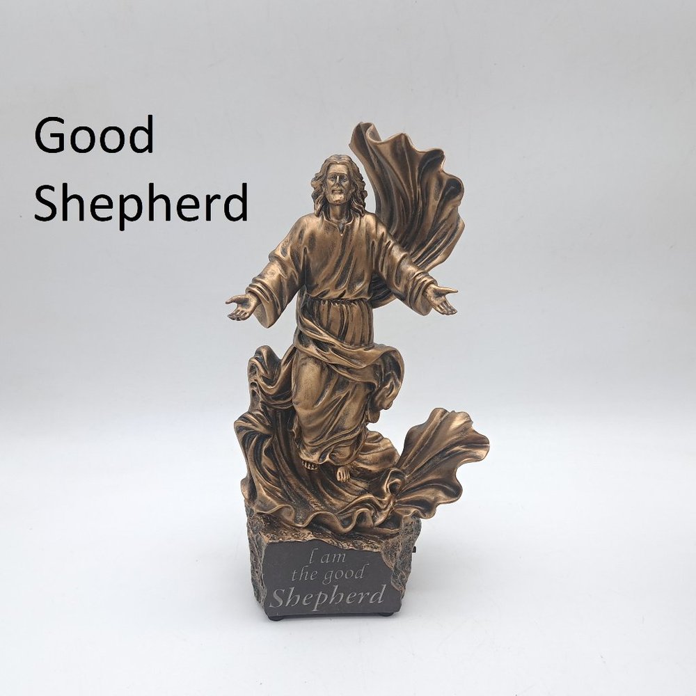 Bradford Exchange Christian Statue The Good Shepherd
